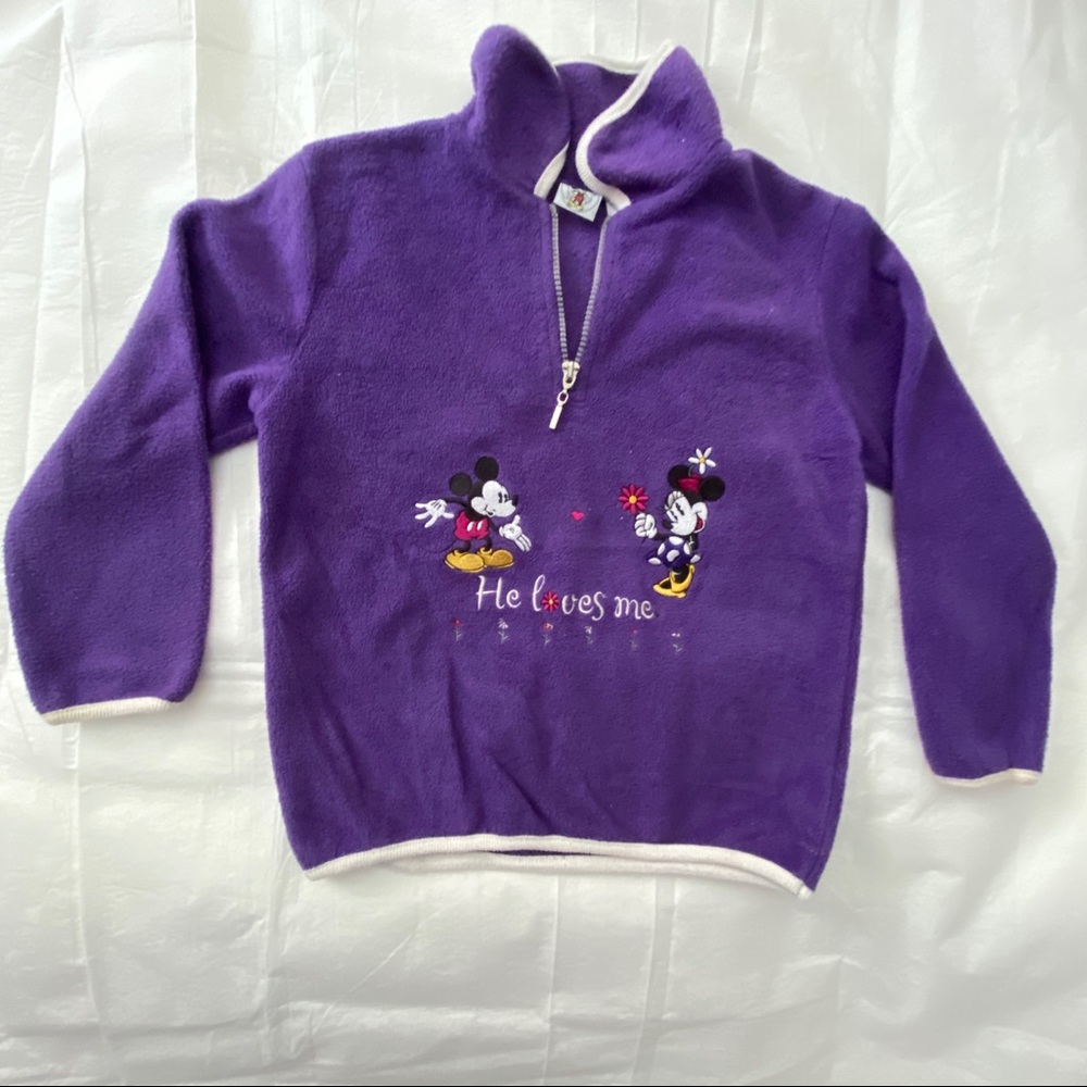Mickey & Co. Disney “love” Sweatshirt Size L (6x)